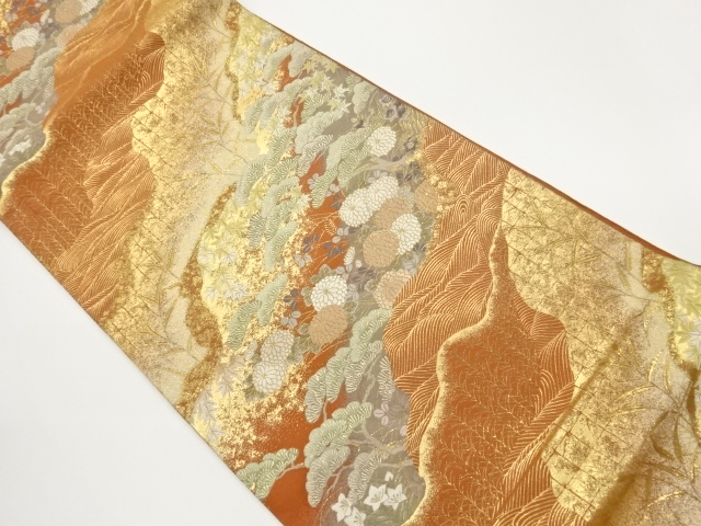 JAPANESE FUKURO OBI / WOVEN MICHINAGADORI / ARTIST WORK